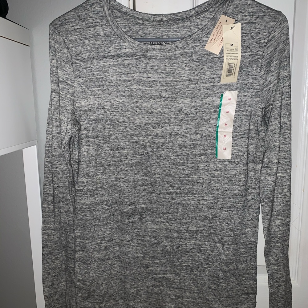 Long Sleeve Grey Tee